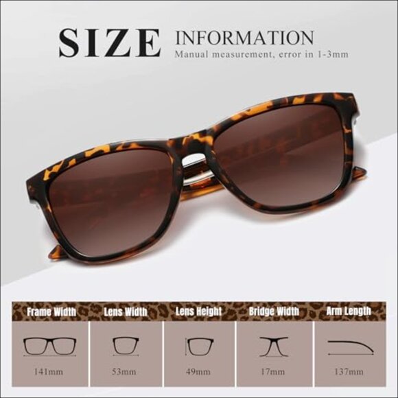 Polarized Sunglasses Ultralight UV Protection Plastic Frame main image 6